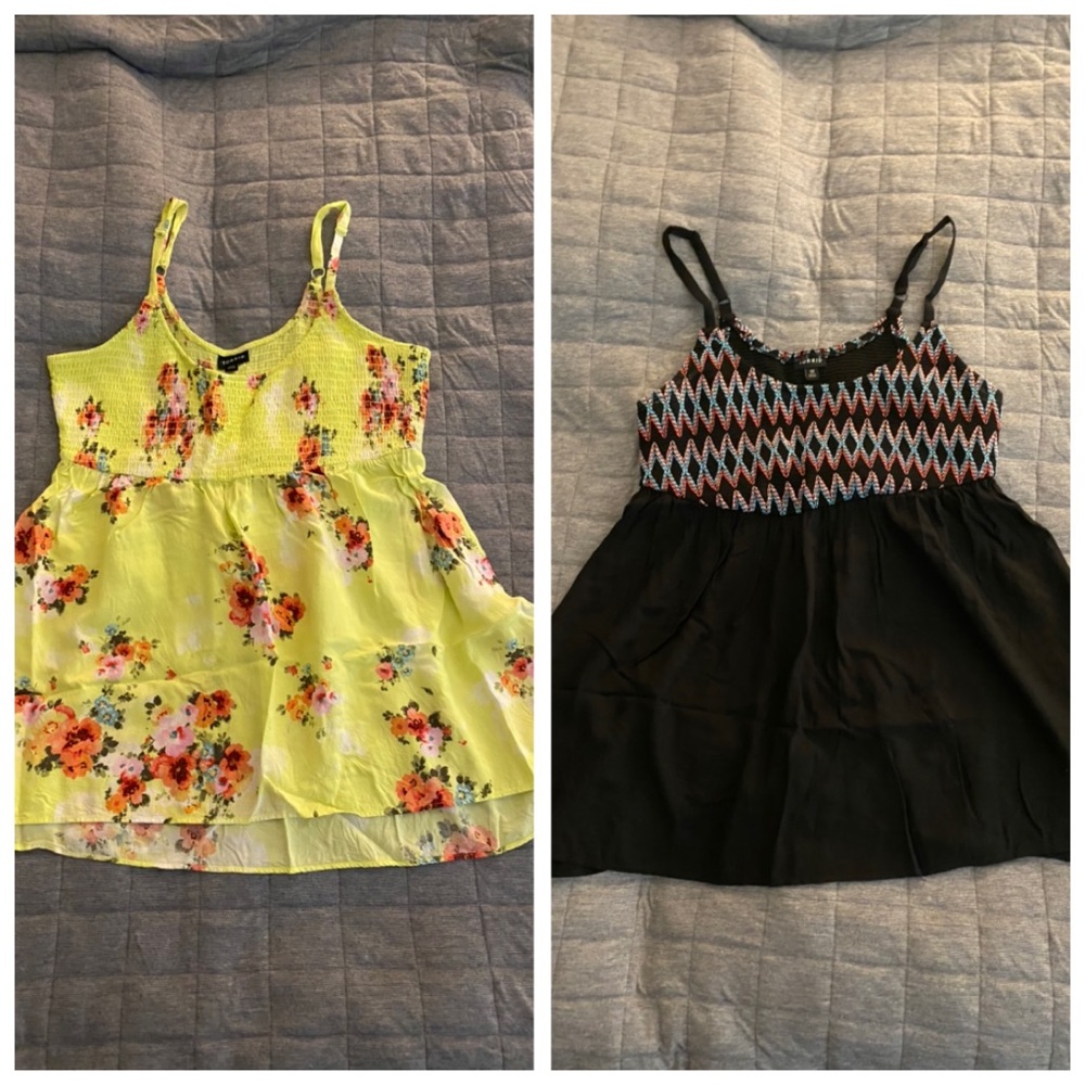 Torrid…Set Of 2…Ladies Babydoll Tanks (size 00)